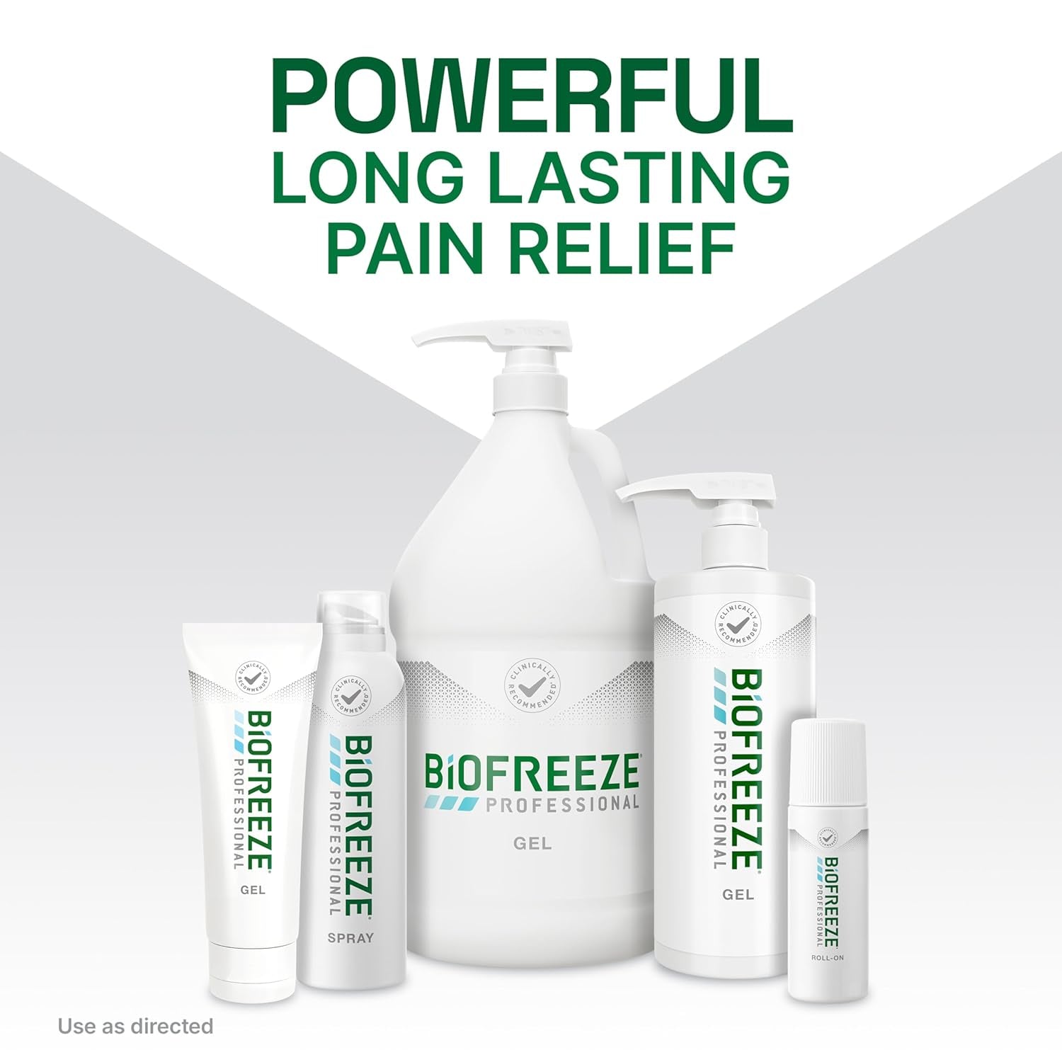 Professional Menthol Pain Relieving Spray 4 FL OZ Colorless Aerosol Spray for Relief Associated with Sore Muscles, Arthritis, Simple Backaches, and Joint Pain (Packaging May Vary)