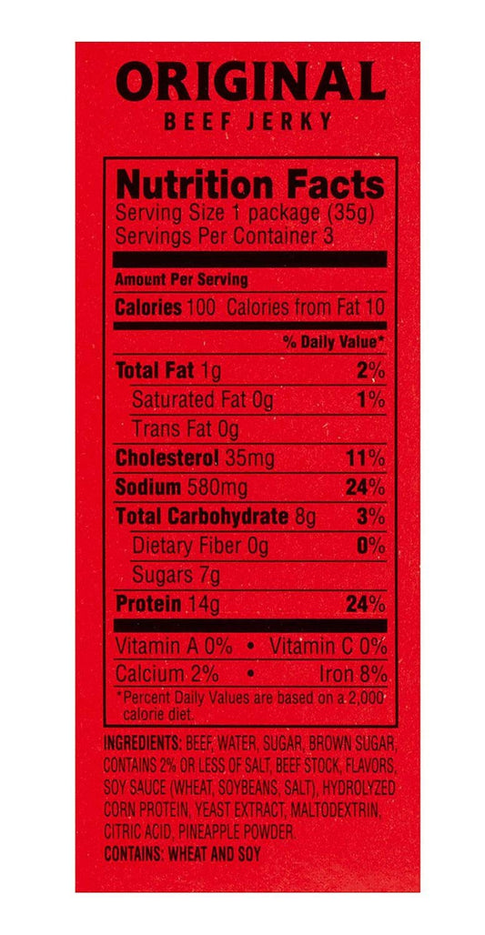 Beef Jerky Variety Pack: 3 Original Flavored, 3 Tender Bites, 3 Teriyaki (1.25 Ounces per Package)