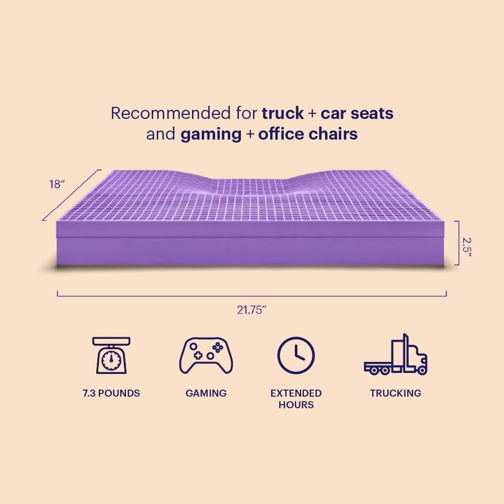 Ultimate Seat Cushion | Pressure Reducing Grid Designed for Ultimate Comfort | Designed for Gaming | Made in the USA