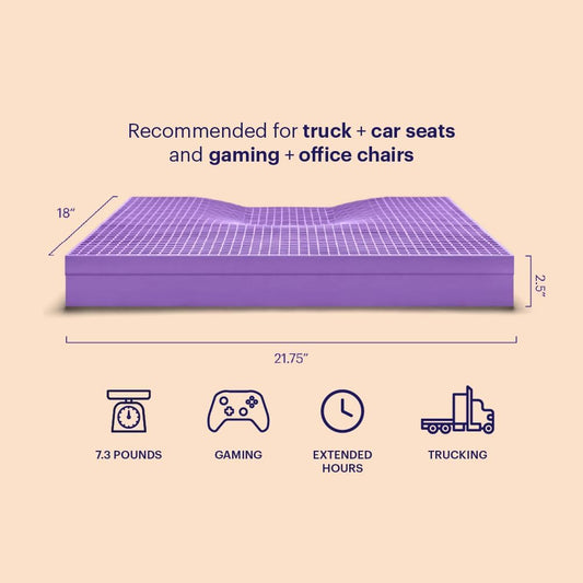 Ultimate Seat Cushion | Pressure Reducing Grid Designed for Ultimate Comfort | Designed for Gaming | Made in the USA