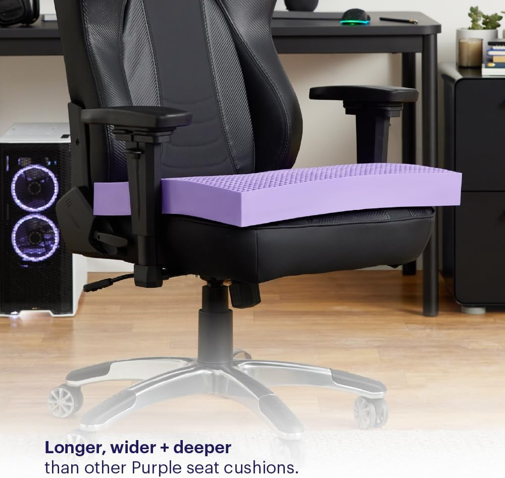 Ultimate Seat Cushion | Pressure Reducing Grid Designed for Ultimate Comfort | Designed for Gaming | Made in the USA