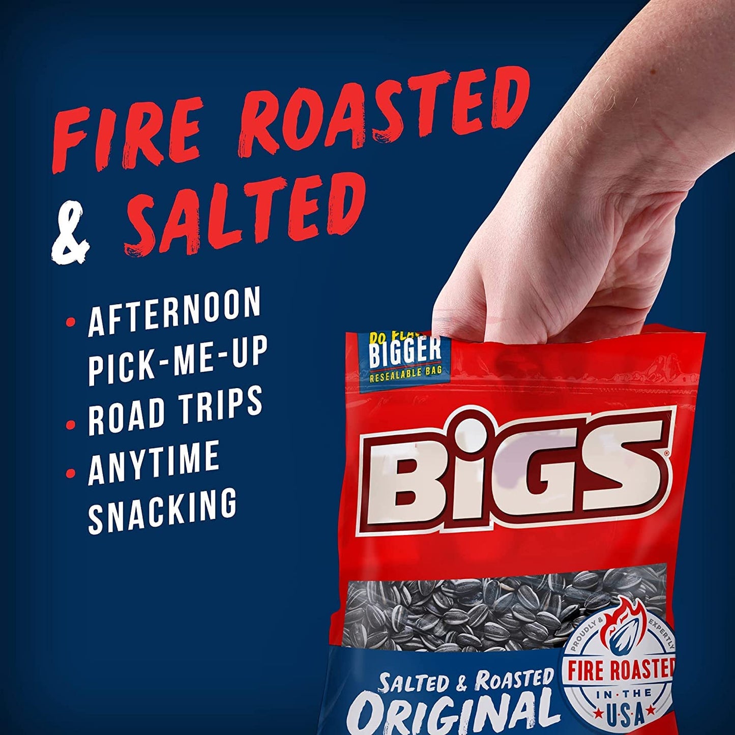 BIGS Sunflower Seeds Assorted Variety Pack - Keto Friendly Snack, Low Carb Lifestyle, 5.35 Ounce Bag (Pack of 7)